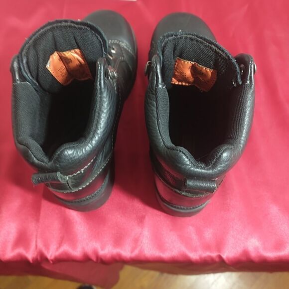 Harley-Davidson Women's 4" Tyler Riding Boot Boot Black D84280 Size 5.5 - Picture 8 of 12